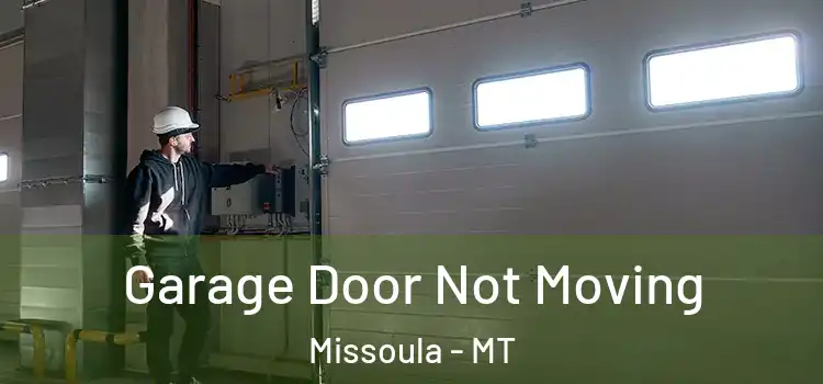  Garage Door Not Moving Missoula - MT